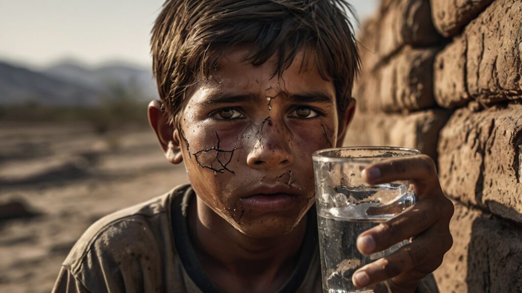 Leonardo_Kino_XL_A_young_poor_boy_with_a_sweaty_face_and_crack_3